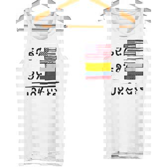 50 American 50 Colombian 100 Cute Colombia Usa Banderas Camiseta sin mangas - Regaloses