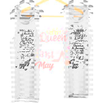 5月31日 誕生日 この女王は5月31日に生まれました タンクトップ - Kawaiitshirt