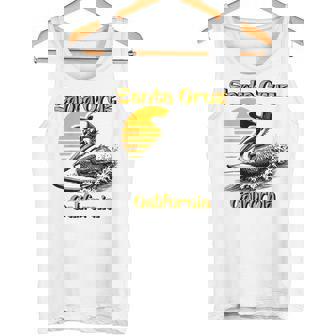 70S 80S Ca レトロ サーフィン ペリカン サンタクルーズ タンクトップ - Kawaiitshirt
