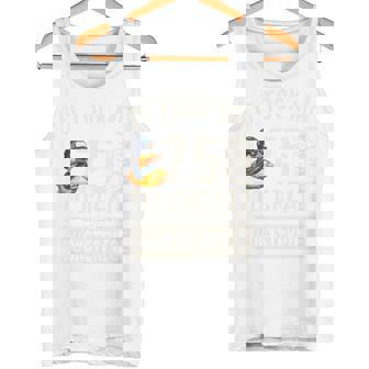 75歳の誕生日ダックスターピースtシャツ ユニークなダック愛好家 75歳 長袖tシャツ タンクトップ - Kawaiitshirt