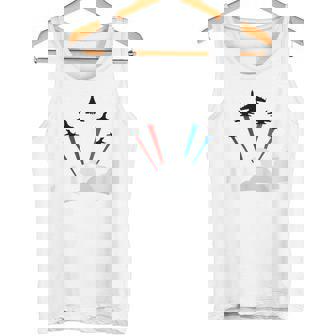 7月4日アメリカ独立記念日戦闘機ジェットクールグラフィック タンクトップ - Kawaiitshirt