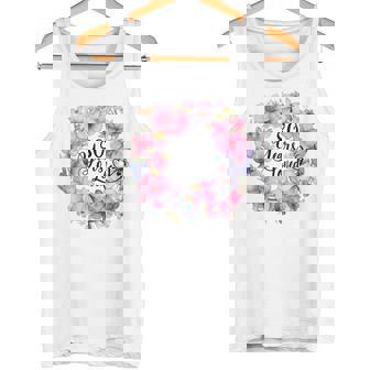 80 Years Loved 80歳の誕生日 フローラルリース 80歳 タンクトップ - Kawaiitshirt