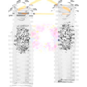 92年間愛された 92歳の誕生日フローラルリース 長袖tシャツ タンクトップ - Kawaiitshirt