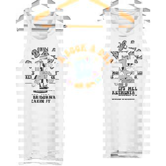 A Book A Day Keep The Mental Breakdown Away Book Lovers タンクトップ - Kawaiitshirt