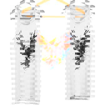 Águila Pintura Arte Abstracto Animal Colorido Gráfico Camiseta sin mangas - Regaloses