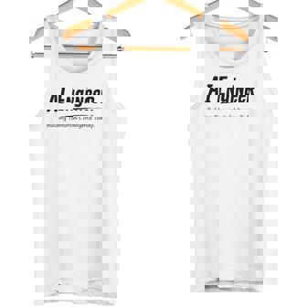 Aiエンジニアが今日の明日の知性を構築 タンクトップ - Kawaiitshirt