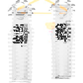 Angry Bad Boystyle、クールなテディベア、バッドボーイグラフィックデザイン。 タンクトップ - Kawaiitshirt