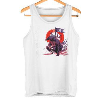 Animeamurai Japonés Katana Ninja Estética Otaku Japón Camiseta sin mangas - Regaloses