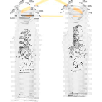 Bach German Composerバッハ、ドイツの作曲家、音楽家、クラシカル タンクトップ - Kawaiitshirt