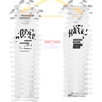 Bandera De Croacia Orgullosa Croata En Croata Camiseta sin mangas - Regaloses