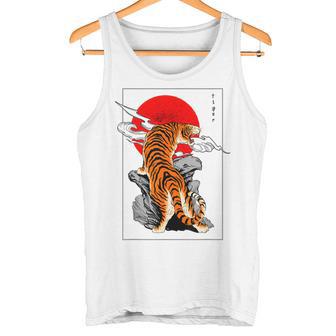 Bandera Delol Naciente Japón Tokio Asia Tigre Japonés Camiseta sin mangas - Regaloses