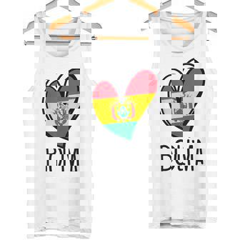 Bandera Patriótica Boliviana Con Corazón Lindo Bolivia Para Niñas Y Niños Camiseta sin mangas - Regaloses