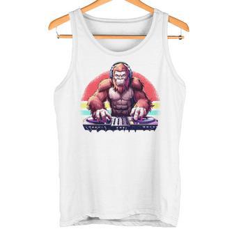 Bassquatch 音楽愛好家のためのサスカッチdjデザイン 長袖tシャツ タンクトップ - Kawaiitshirt