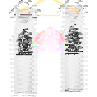 Bassquatch 音楽愛好家のためのサスカッチdjデザイン 長袖tシャツ タンクトップ - Kawaiitshirt