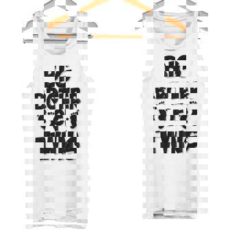 Big Brother Of Twins New Big Brotheriblingギフト タンクトップ - Kawaiitshirt