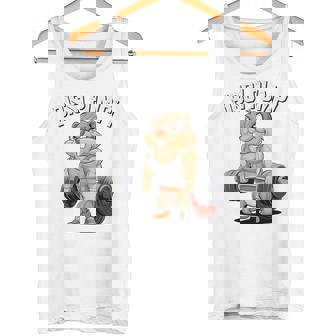 Bissi Pumpi Gym Fitness Meme Bobr Bissi Pumpi Bober タンクトップ - Kawaiitshirt