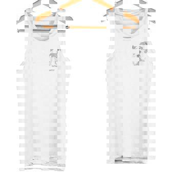 バックプリント The Bulldog Face 犬と犬の飼い主ブルドッグ タンクトップ - Kawaiitshirt