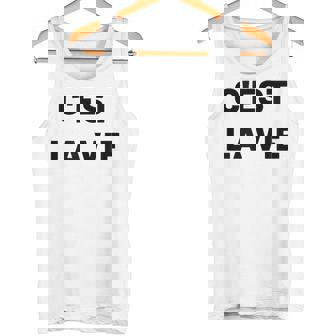 C'est Laie フランス語格言グラフィックデザイン タンクトップ - Kawaiitshirt