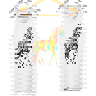 Caballo Animal Colorido Gráfico Abstracto Retr Camiseta sin mangas - Regaloses