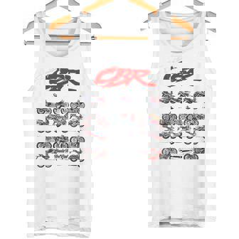 Cbr、オートバイ、バイク、バイカー、スポーツバイクの進化。 タンクトップ - Kawaiitshirt