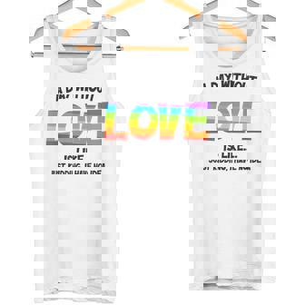 Celebrating Love Lgbtq ゲイプライドグッズ レズビアンレインボー タンクトップ - Kawaiitshirt
