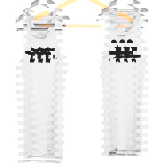 Centipede Humor Human Centiped Parody Horor タンクトップ - Kawaiitshirt