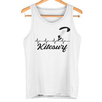 Cerfs-Volants Kitesurf Heart Beat Kitesurfer Kiteurf Beach Kites Débardeur e - Cadeauxyz