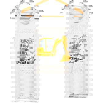 Children's Entschuldigung Das Ich Zupät Bin Habe Einen Bagger Gesehen Tank Top - Geschenkecke