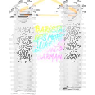 Cool Barista Gets More Likes Than Barman、バリスタ、バーマンより 長袖tシャツ タンクトップ - Kawaiitshirt