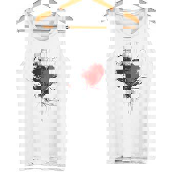 Corazón Abstracto Gráfico Dibujo Arte Camiseta sin mangas - Regaloses