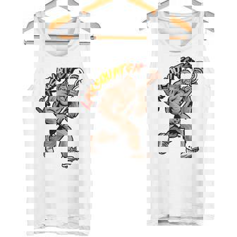 D-Pole Longtick Bigfoot Lacrosse Player Laxsquatch タンクトップ - Kawaiitshirt