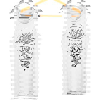 Day Of The Dead To Paint And Colour For Children's Decorative Tank Top - Seseable