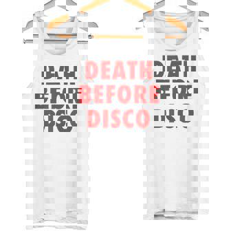 Death Before Disco Inspired メンズ レディース 80年代レトロ タンクトップ - Kawaiitshirt