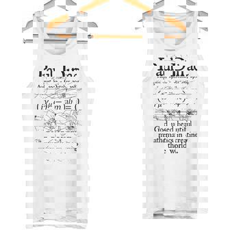 Divertido Nerd Dirac Ecuación Dios Hermosa Matemáticas Profesor Camiseta sin mangas - Regaloses