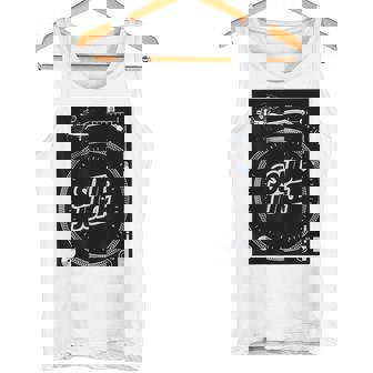 Dj ターンテーブル バトルレコードプレーヤー ディスク ジョッキー ミュージックディスコ タンクトップ - Kawaiitshirt