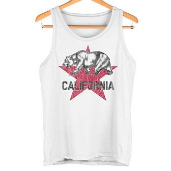 Drapeau De La République De Californie Ours En Détresse Débardeur e - Cadeauxyz