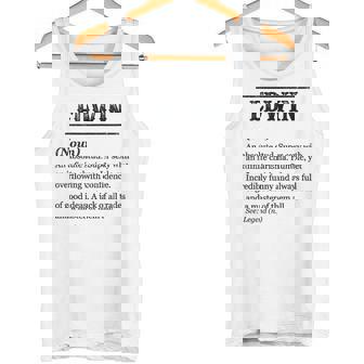 Edwin 面白いフレーズ 名前の定義付き タンクトップ - Kawaiitshirt