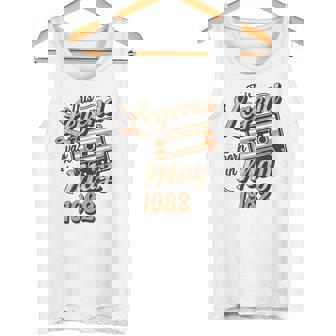 Esta Leyenda Nació En Mayo De 1982 Cumpleaños De Hombre Impresionante Camiseta sin mangas - Regaloses