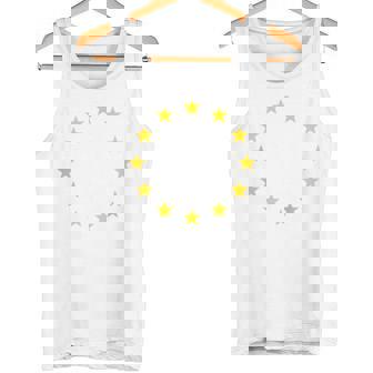 Eu Flagtars European Union Flagymbol Hooded Jacket Blue Tank Top - Seseable