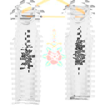 Fake Friends アメリカントラディショナルタトゥー オールドスクールフラッシュ タンクトップ - Kawaiitshirt