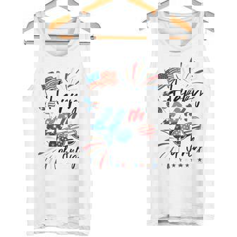 Feliz 4 De Julio Flagación Americana Patriótica Usa Red Camiseta sin mangas - Regaloses