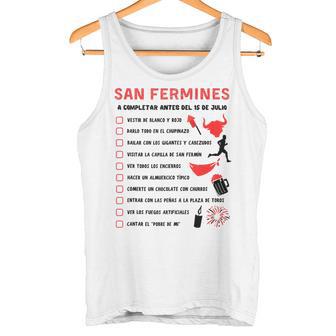 Fiestas Dean Fermin 2023 Navarra Pamplona Camiseta sin mangas - Regaloses