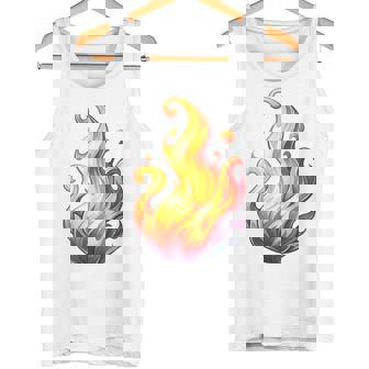 Fire Element Flameのグラフィックアート。あらゆる年齢の方に。 タンクトップ - Kawaiitshirt