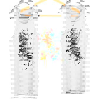 Flor Naturaleza Motivo Abstracto Ilustración Dibujo Camiseta sin mangas - Regaloses