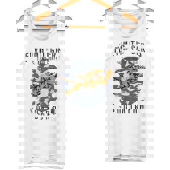 Flying Tigersquadron 第二次世界大戦ヴィンテージ記章 バックプリント タンクトップ - Kawaiitshirt