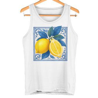 Frische Mediterrane Zitronen Italien Tank Top - Geschenkecke