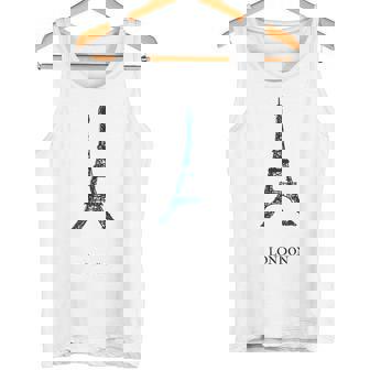 Europe ロンドン ブリテン エッフェル塔 パリ フランス タンクトップ - Kawaiitshirt