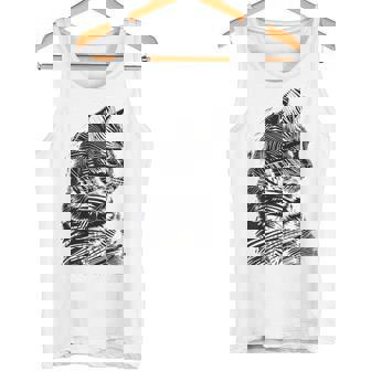 Gato Abstracto Mascota Dibujo Obra De Arte Camiseta sin mangas - Regaloses