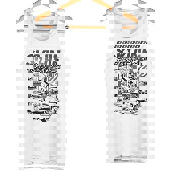 Gt R 34 Jdm ストリートレーシング ドラッグドリフト ヴィンテージ タンクトップ - Kawaiitshirt