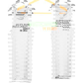 Haustechniker Im Dienst Rückseitendruck Hausmeister Tank Top - Geschenkecke